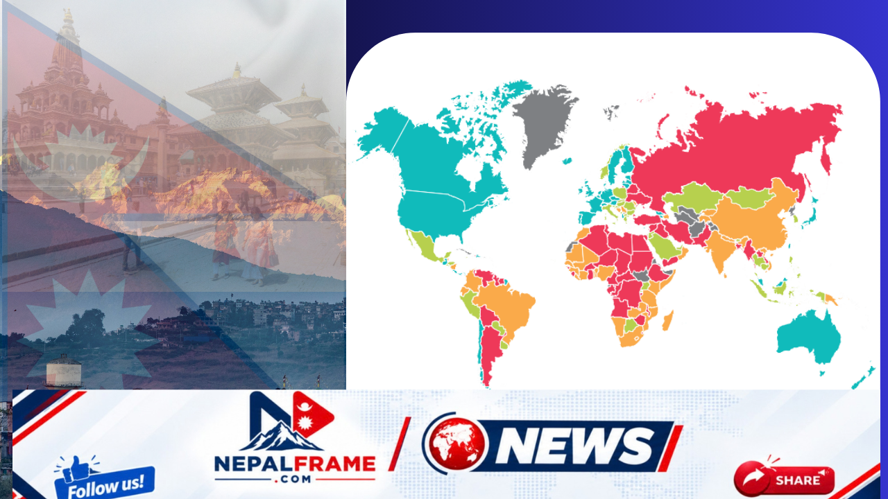 नेपाल विश्व आर्थिक स्वतन्त्रताको ९० औँ स्थानमा !